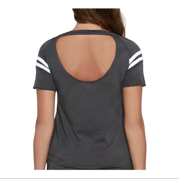 CHASER LOVE CUT-OUT GRAPHIC T-SHIRT TOP NWT S & M - Picture 3 of 14